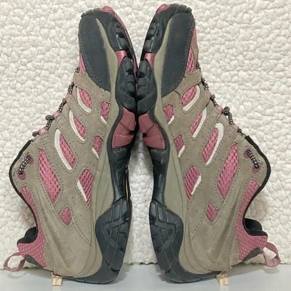 Merrell Womens Moab 2 Leather Upper Vibram Soles Low Hiking Trail Shoes SZ US 8 - Picture 6 of 13